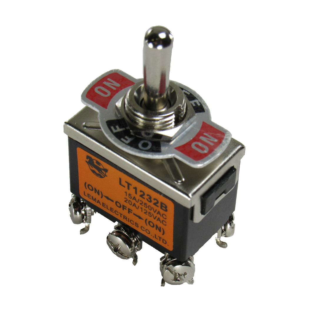 6 Prong Momentary ON/OFF/ON 12V DC 15A, 20A 125VAC Air Ride Suspension